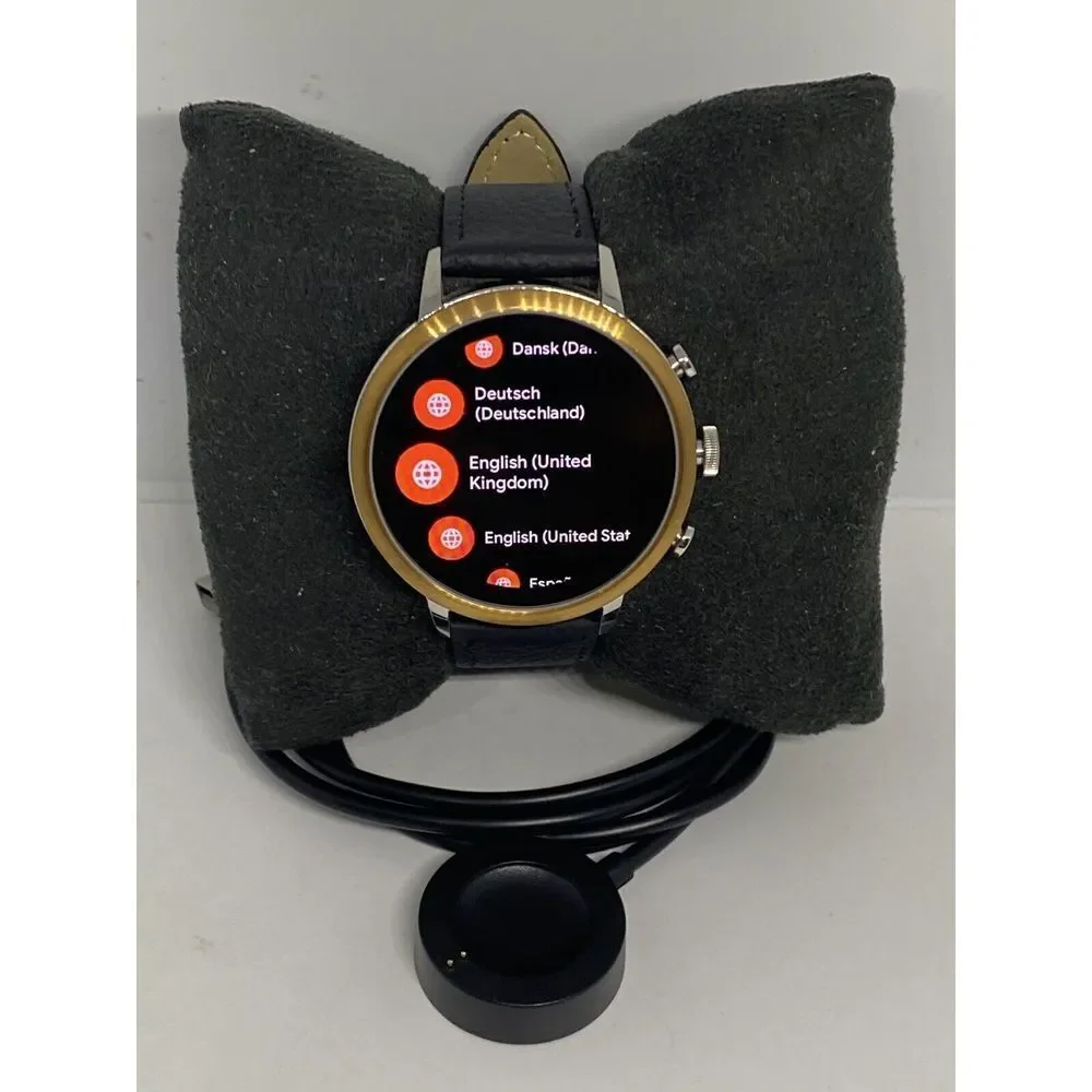 Fossil Gen 4 Authentic Digital Dial Smart Watch Custom Band FTW6016 AB588